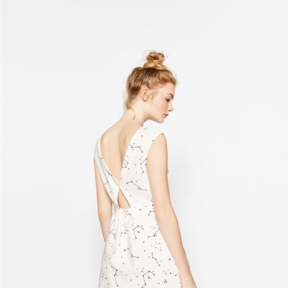Zara Dresses & Skirts - Elegant White Sleeveless Dress